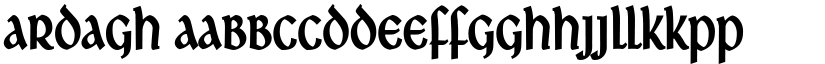 Ardagh font