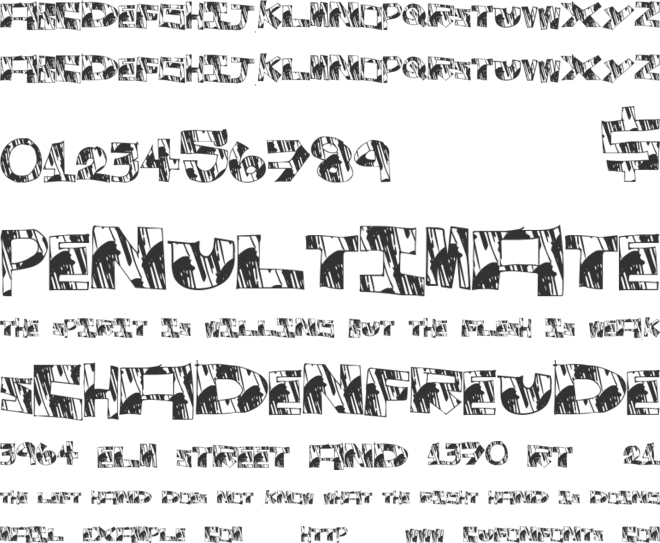 SpecialBrand font preview