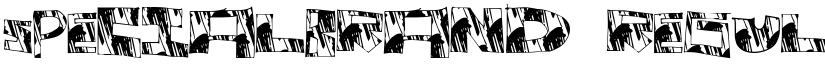 SpecialBrand Regular font