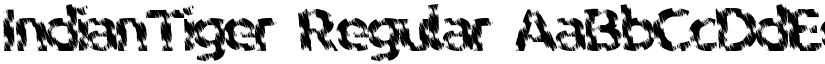 IndianTiger Regular font
