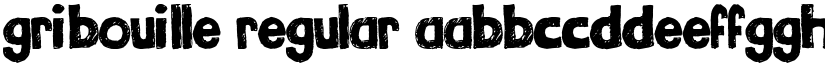 Gribouille Regular font