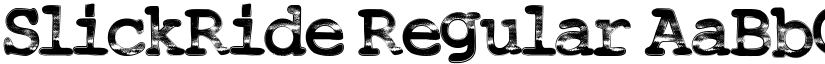 SlickRide Regular font