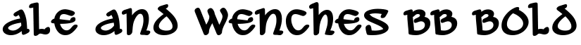 Ale and Wenches BB Bold font