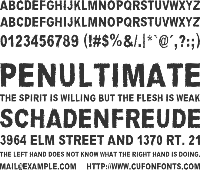 Louis Cypher font preview