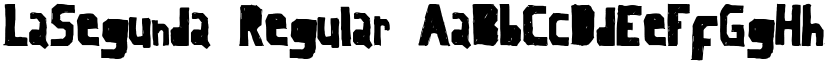 LaSegunda Regular font