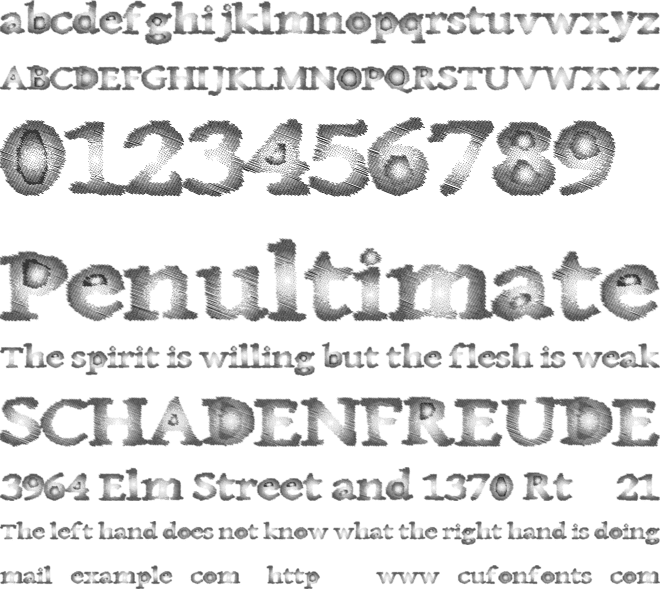 CanadaMist font preview