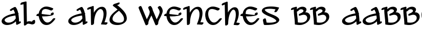 Ale and Wenches BB font download