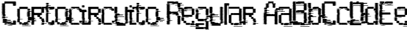 Cortocircuito Regular font