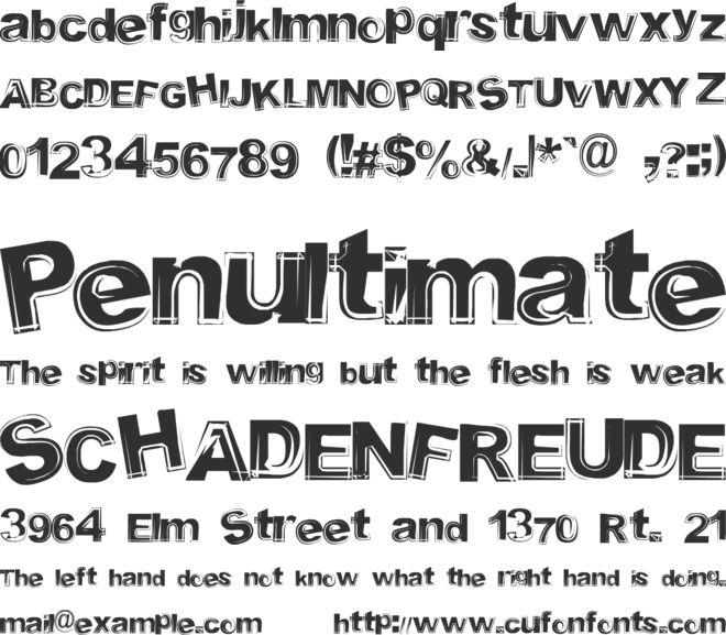 timeportal font preview