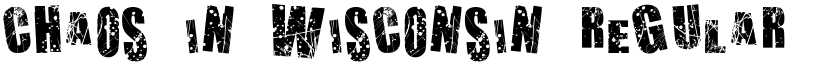 Chaos in Wisconsin Regular font