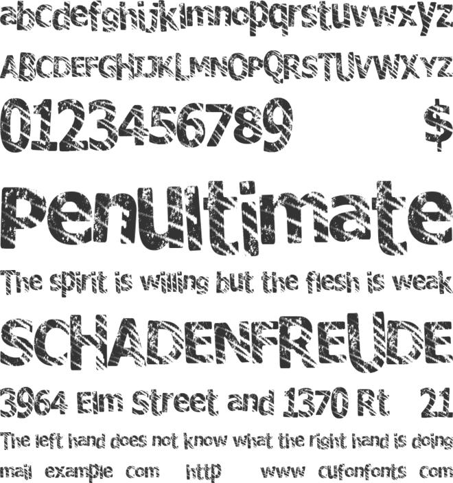 BigParty font preview