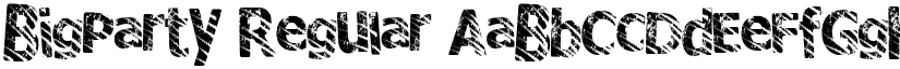 BigParty Regular font