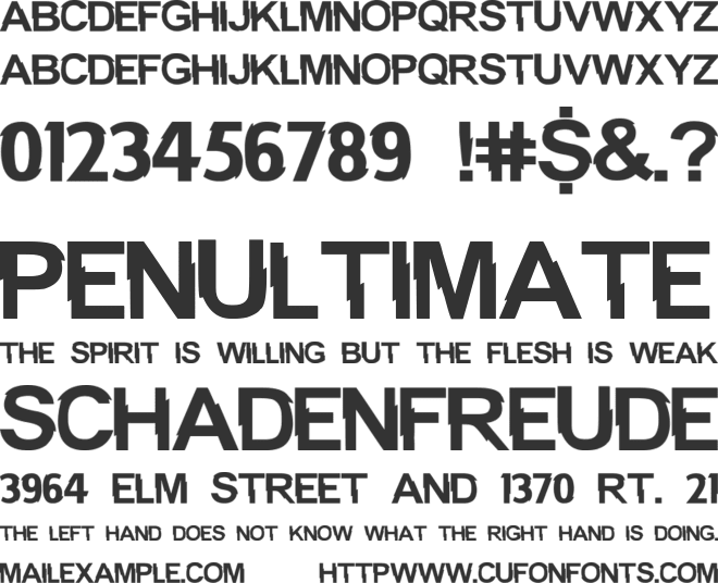 NHL Wild font preview