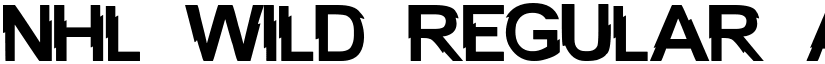 NHL Wild Regular font