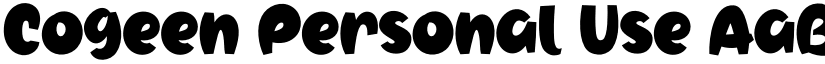 Cogeen Personal Use font