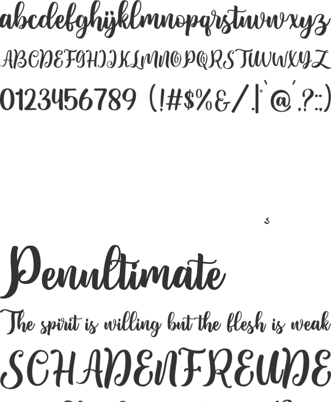 Banakenda font preview