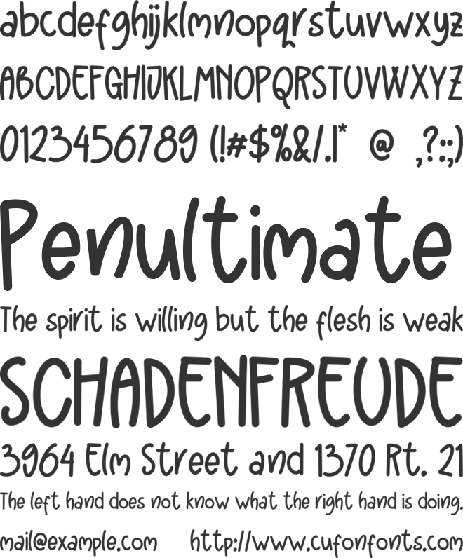 Pisangkeju font preview