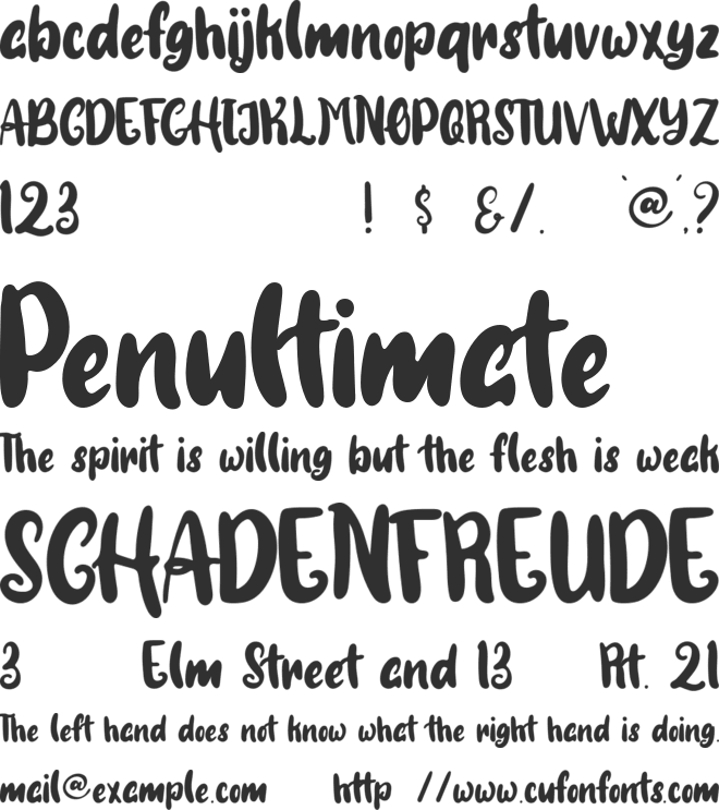 Night Halloween-Personal Use font preview