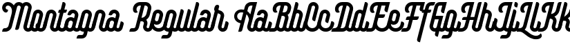 Montagna font download