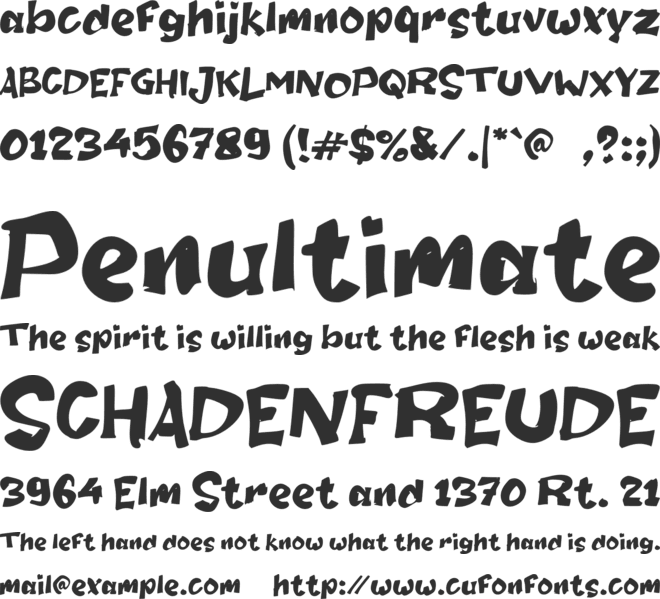 c Cermay font preview