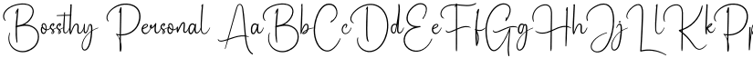 Bossthy font download
