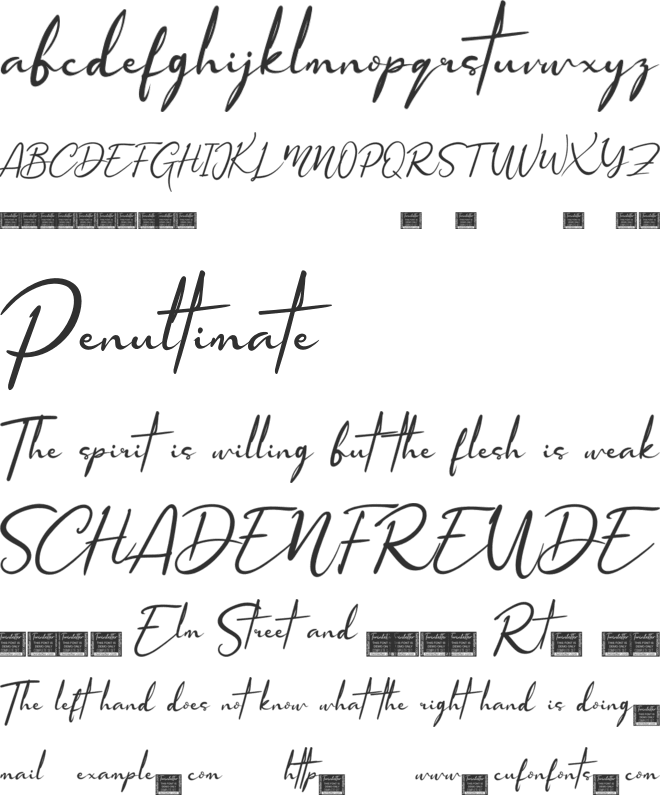 Roothinkyu font preview