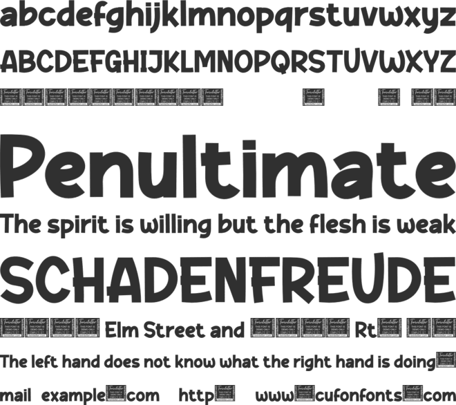 WAGHU font preview