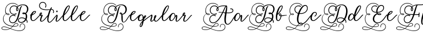 Bertille Regular font