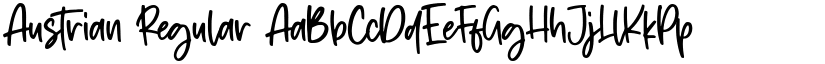 Austrian Regular font