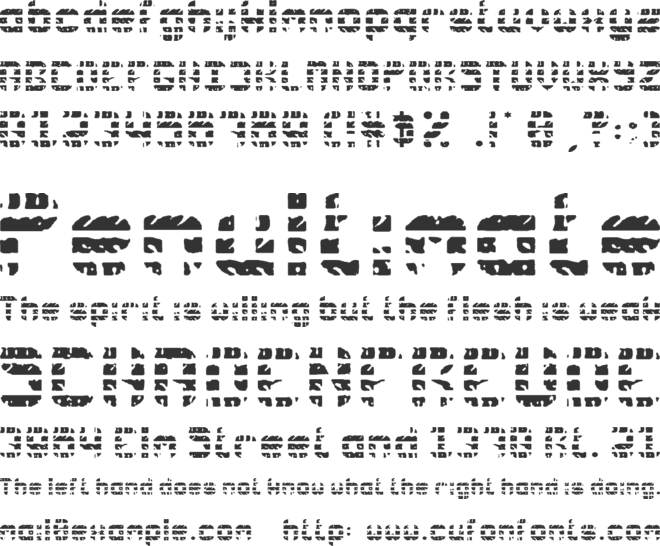 Rubber Wear font preview