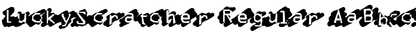 LuckyScratcher Regular font