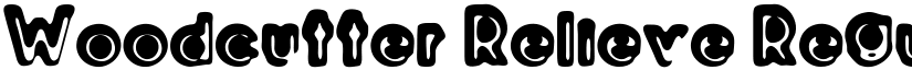 Woodcutter Relieve Regular font