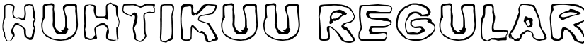 Huhtikuu Regular font