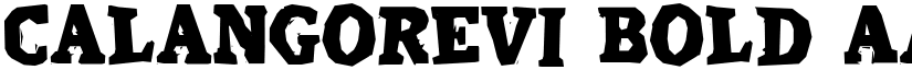 CalangoRevi Bold font