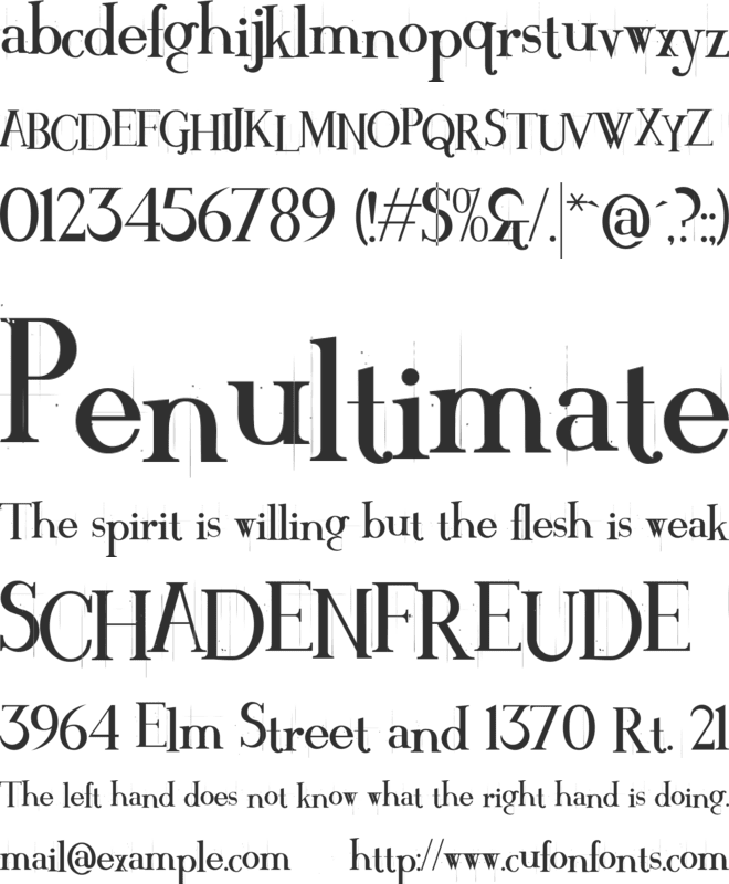 Crackin font preview