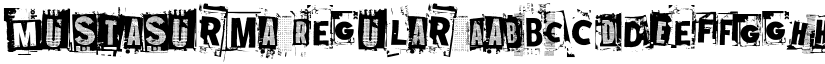 Mustasurma Regular font