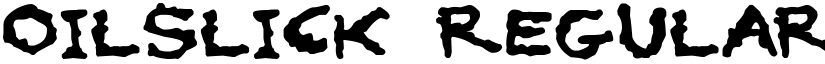 Oilslick Regular font