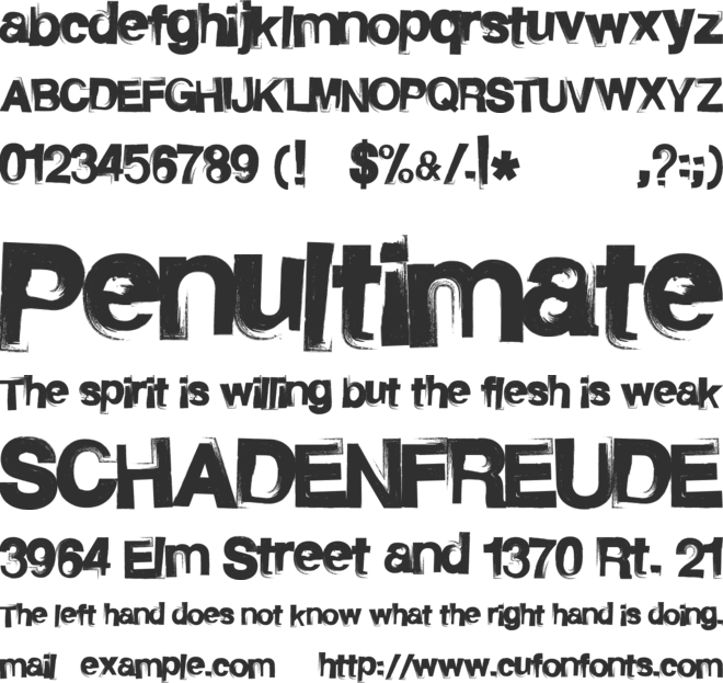 RightBrew font preview