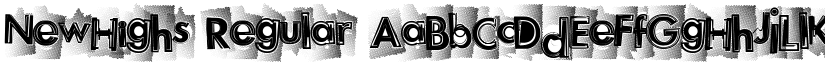 NewHighs Regular font