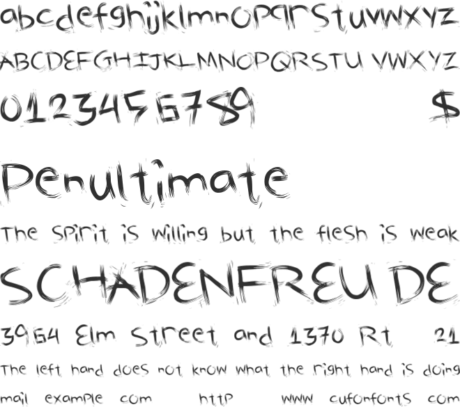 DeliciousWould font preview