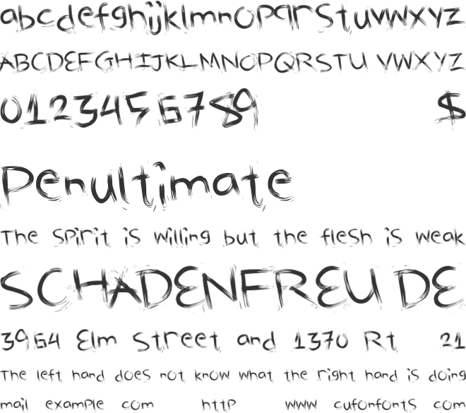 DeliciousWould font preview