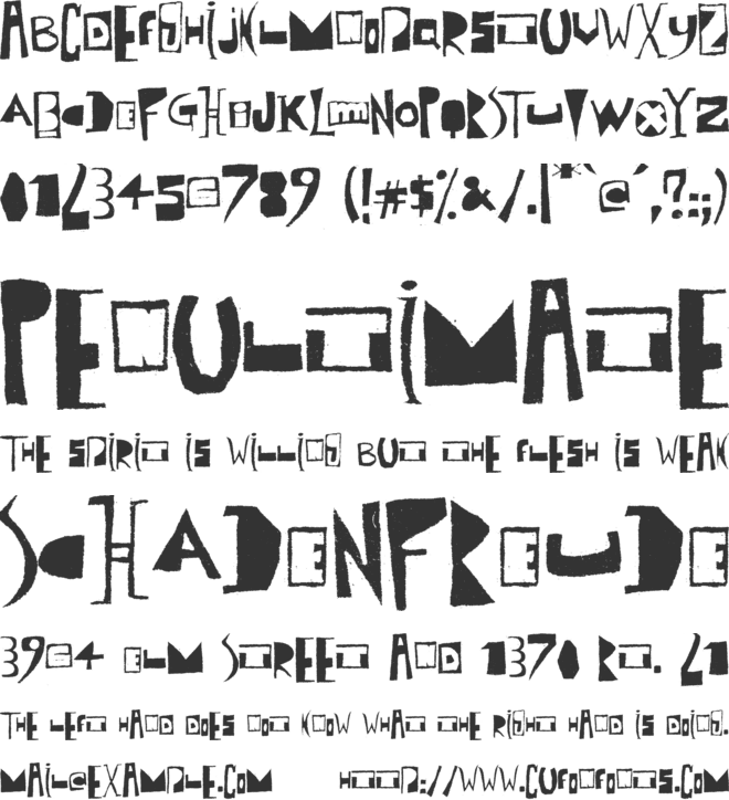 Polish Posterisation font preview