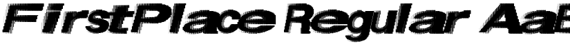 FirstPlace Regular font