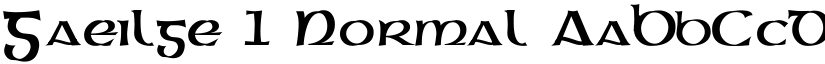 Gaeilge 1 Normal font