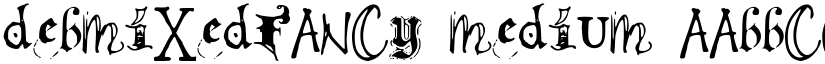 debmixedfancy Medium font