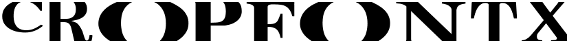 CropFontXtra extra serif font