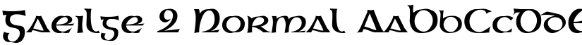 Gaeilge 2 Normal font