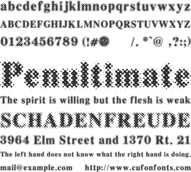 Puchakhon Magnifier3 font preview