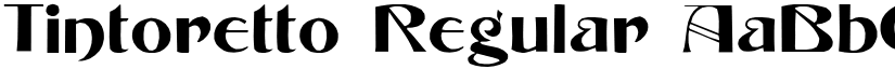 Tintoretto Regular font