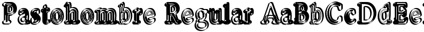 Pastohombre Regular font